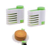 Schneespitze 2pcs Cortador de Tartas,Herramienta Pastel Rebanar, Tartas Cortar Ayuda Hornear Accesorios para Familias, Restaurantes, Hoteles, Tiendas De Postres
