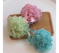 Schneespitze 3 Piezas Esponja de baño,Trenzas De Nylon De La Ducha Set de Esponjas de baño Exfoliante de Malla para Hombres, Mujeres