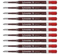 Schneider 103902 Gelion 39 - Recambio gel para bolígrafo (lote de 10 unidades), color rojo