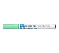 Schneider 120124 Paint-It - Lápiz acrílico (con punta redonda de 2 mm, pinturas acrílicas de alta cobertura para madera, lienzo, piedra, etc.), 1 unidad, color verde pastel