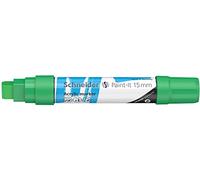 Schneider 120304 Paint-It - Lápiz acrílico (con punta biselada de 15 mm, pinturas acrílicas de alta cobertura para madera, lienzo, piedra, etc.), 1 unidad, color verde
