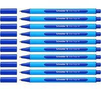 Schneider 152103 - Bolígrafo de bola (10 unidades, capuchón, tinta azul), color azul