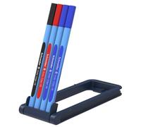 Schneider 152271 Slider Edge XB - Juego de bolígrafos (4 unidades, 3+1)