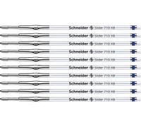 Schneider 171003 Slider 710 - Recambio para bolígrafo (tecnología ViscoGlide, ancho de trazo XB) 10 unidades, color azul