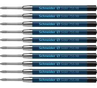 Schneider 175501 - Recambio para bolígrafo de punta redonda Slider 755 Permanent XB (10 unidades, tinta negra)