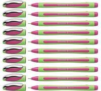 Schneider 190009 Xpress - Juego de 10 rotuladores de punta fina, color rosa