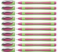 Schneider 190009 Xpress - Juego de 10 rotuladores de punta fina, color rosa