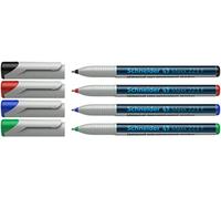 Schneider 223 - Rotuladores borrables de retroproyección (F 0,7 mm, 4 unidades)