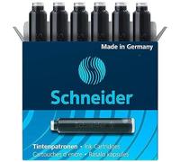 Schneider 6601 - Cartuchos de tinta (6 unidades), color negro