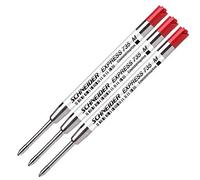 Schneider 77304 735M - Repuesto para bolígrafo (3 unidades), color rojo
