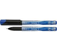 Schneider 9113 911 - Bolígrafo de punta fina (cartucho intercambiable, 0,4 mm, 10 unidades), color azul