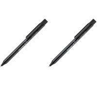 Schneider 95121 - Bolígrafo de gel Fave, color negro, punta de 0,4 mm (Paquete de 2)