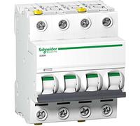 Schneider a9 F04410 - Disyuntor ic60 N, 4P, 10 A, C charakteristik