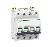 Schneider a9 F74416 iC60 N, 4P, 16 A C MCB Miniature Circuit Breaker, blanco, 1 unidad