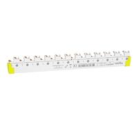 Schneider A9 x ph612 Peine Carril, Conector Inferior, fácil de Cortar, ACTI 9, 1P + N, 12 Module, 80 A