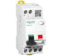 Schneider a9fdb7616 Protección contra Incendios Interruptor afdd 1P + N 16 A B