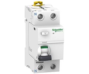 Schneider a9r41240 RCCB disyuntor Actual Residual IID 2P 40 A 30 mA AC, Color Blanco