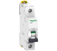 Schneider Electric A9F74302 Interruptor Automático Magnetotérmico iC60N, 3P, 2 A, Curva C, Blanco