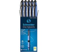 Schneider Bolígrafo One Hybrid N, 0,5 mm, 10 unidades, negro (183501)
