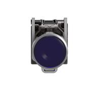 Schneider Botón Iluminado XB4BW36B5 LED Universal, Metal, Enjuague Azul
