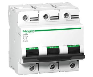 Schneider C120N 3P 125A Interruptor Automático 10kA - A9N18369