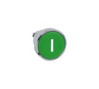 Schneider Cabeza pulsador d.22 rasante verde -i bl.emetalica ZB4BA331