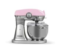 Schneider Consumer - Robot de cocina Vintage - SCFP57, Amasadora para Repostería, Diseño Retro, 1500W, Kit de Accesorios, Movimiento Planetario, Recipiente de Acero Inoxidable, Rosa