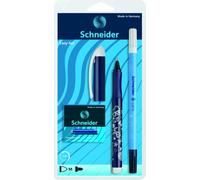 Schneider Easy - Bolígrafo Juego de Escritura Kit, fácil 1 x Patronenroller 6 TP Azul, 1 x Corry surtidos