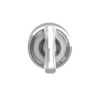 Schneider elec pic - mss 40 04 - Cabeza selector diámetro 22 3 fijas maneta larga blanco embellecedor metálico