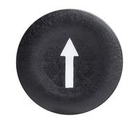 Schneider elec pic - mss 40 17 - Placa marcada para pulsador negro -flecha-blanco