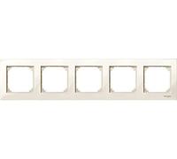 Schneider elec ppm - pme 51 00 - Marco 5 elementos elegance blanco