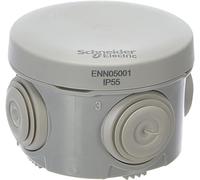 Schneider elec rls - mmi 41 00 - Caja redonda diámetro 60x40 4 conos e20, 5 unidades