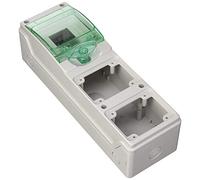 Schneider Electric 13176 Mini Cofrets Kaedra para Tomas Industriales, 98 x 310 mm, 4 Módulos, 2 Aberturas