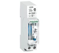Schneider Electric 15336 Acti9 IH Conmutador Horario Analógico, 24 Horas, Memoria 100H