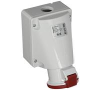 Schneider Electric 83120 83120 Toma de montaje en pared 32 A 3P+T 380-415 V IP44 50-60 HZ