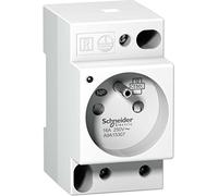 Schneider Electric A9A15306 Toma de Corriente Modular, 16A, 2P+T, 250V, 84mm x 45mm x 60mm, Blanco