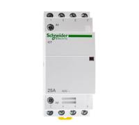 Schneider Electric A9C20134 Acti 9 iCT Conector, 25A, 4NA, 24Vca, 81mm x 36mm x 60mm, Blanco