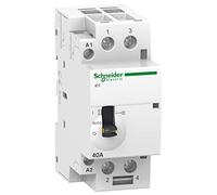 Schneider Electric A9C21862 Acti 9 iCT Conector, 63A, 2NA, 230/240Vca, 85mm x 36mm x 60mm, Blanco