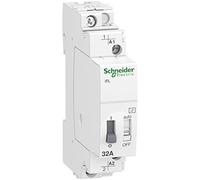 Schneider Electric A9C30831 iTL Telerruptor, 1P, 1NO, 32A, 110 VCD, 230...240 VCA, 50/60Hz, 84mm x 18mm x 60mm