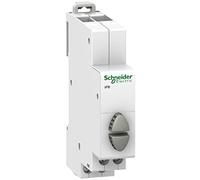 Schneider Electric A9E18035 Acti 9 iPB Doble Gris Pulsadores, 1NO-1NO, 82mm x 18mm x 71.5mm, Blanco