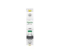 Schneider Electric A9F03102 IC60N Interruptor Automático Magneto Térmico, 1P, 2A, Curva B, 78.5mm x 18mm x 91mm, Blanco