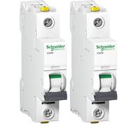 Schneider Electric A9F03125 Disyuntor iC60N, 1P, 25A, B características (Paquete de 2)
