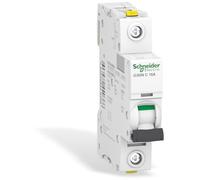 Schneider Electric A9F04116 Disyuntor iC60N, 1P, 16A, C características, Blanco, 1 Polig 16 Ampere
