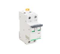 Schneider Electric A9F74204 Interruptor Automático Magnetotérmico iC60N, 2P, 4 A, curva C, Blanco