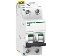 Schneider Electric A9F74370 Interruptor Automático Magnetotérmico iC60N, 3P, 0,5 A, Curva C, Blanco