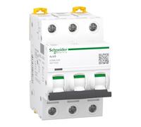 Schneider Electric A9F75320 Interruptor Automático Magnetotérmico Ic60N, 3P, 20A, Curva D