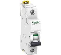 Schneider Electric A9F79416 Interruptor Automático Magnetotérmico iC60N, 4P, 16 A, Curva C, Blanco