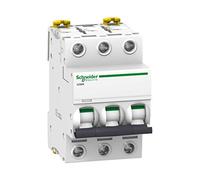 Schneider Electric A9F79425 Interruptor Automático Magnetotérmico iC60N, 4P, 25 A, Curva C, Blanco