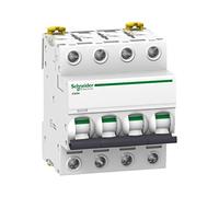 Schneider Electric A9F79440 Interruptor Automático Magnetotérmico iC60N, 4P, 40 A, curva C, Blanco