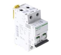 Schneider Electric A9F94210 Interruptor Automático Magnetotérmico Ic60L, 2P, 10A, Curva C